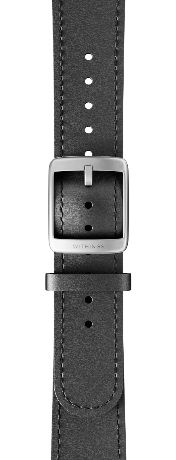 Withings | leather-wristband-20-black-silver